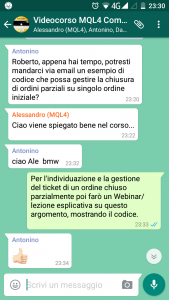 Gruppo segreto Programmazione MQL4